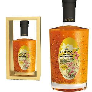 CHOYA Gold edition 500ml gold . entering liqueur plum wine 