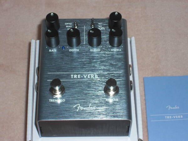 FENDER　TRE-VERB DIGITAL REVERB/TREMOLO　フェンダー/リヴァーブ/トレモロ　モデル番号: 0234541000