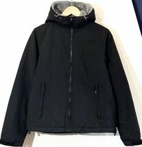 THE NORTH FACE！COMPACT NOMADO JACKET！ノマドジャケット！両面ロゴ！撥水！防水！軽量！ボア！フリース！ノースフェイス！定価2万円！黒_画像1