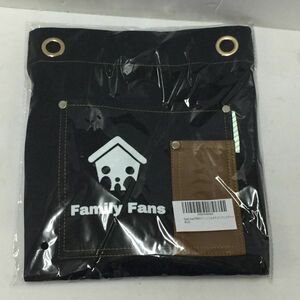 【未使用 送料込】Family Fans 作業用エプロン デニムエプロン 男女兼用 ユニセックス アウトドア キャンプ BBQ DIY 園芸 カフェ◆M0186-05