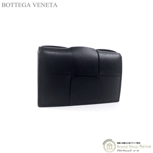 ボッテガ ヴェネタ （BOTTEGA VENETA） マキシイントレチャート カードケース 649602 ブラック（新品）