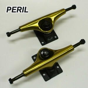 値下げしました！PERIL/ペリル PERIL TRUCK 8.0 ANODIZED GOLD スケートボードトラック スケボー SK8 [返品、交換及びキャンセル不可]