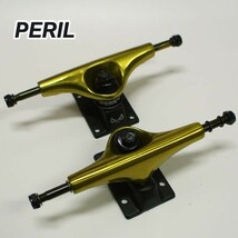 値下げしました！PERIL/ペリル PERIL TRUCK 7.625 ANODIZED GOLD スケートボードトラック スケボー SK8 [返品、交換及びキャンセル不可]_画像1