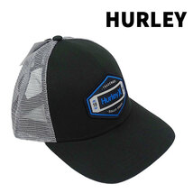 HURLEY/ハーレー 帽子 BRIGHTON TRUCKER BLACK CAP/キャップ HAT/ハット 帽子 日よけ 0187[返品、交換及びキャンセル不可]_画像1