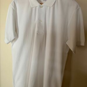 新品メンズベーシック鹿の子ポロシャツ半袖XL(ホワイト)