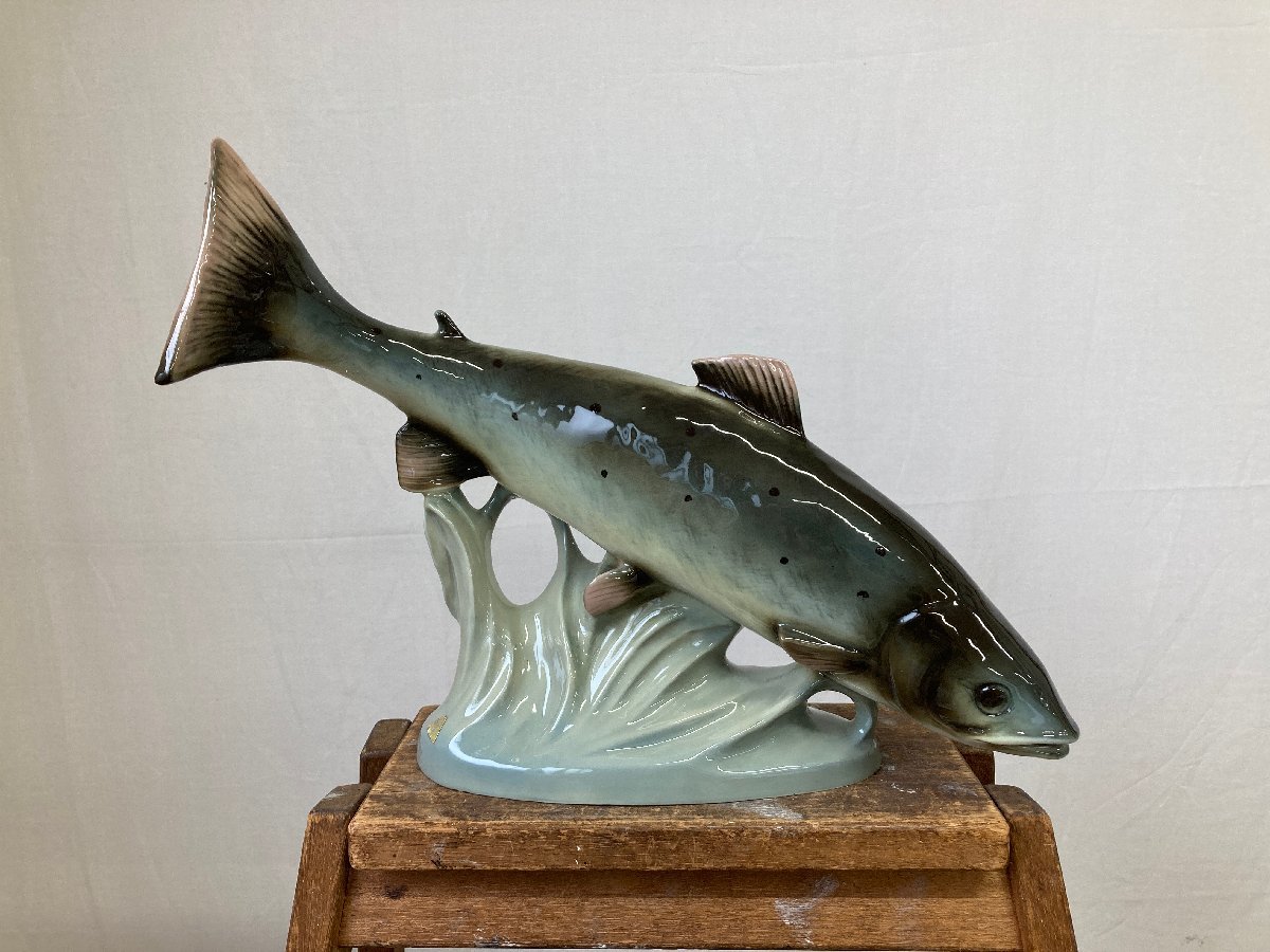 ROYAL DUX BOHEMIA 魚 置物 ボヘミア-