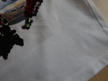 H&Mキッズ ボーイズ かっこいいT-REXティラノサウルススパンコール刺繍半袖Tシャツ 白×ブルー系 6-8Y 122/128センチ 男の子_画像8