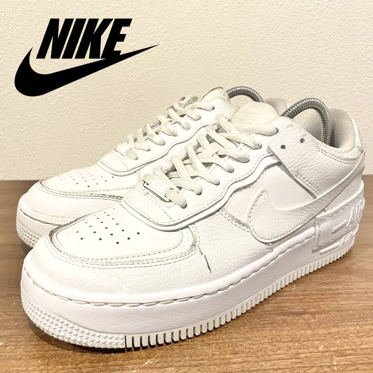 NIKE WMNS AIR FORCE 1 SHADOW TRIPLE WHITE ナイキ エア フォース