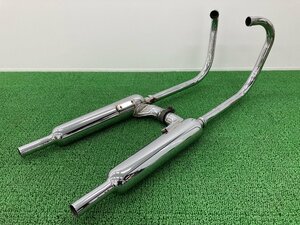 W650 マフラー 左右 K470 カワサキ 純正 中古 バイク 部品 EJ650A ノーマル コケキズ無し 希少品 品薄 車検 Genuine