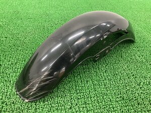 GPZ400F フロントフェンダー 黒 35004-1098 カワサキ 純正 中古 バイク 部品 ZX400A ペイント素材に 品薄 希少品 車検 Genuine