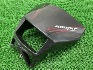 DR-Z400SM Light Cowl Black 29f Suzuki Иногда использованные мотоциклевые детали SK44A Скиннинг без трещин подлинные