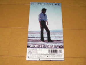 BREATHLESS LOVE / BLOOD LINE (フェンスの向こうの星条旗) 8cmシングルCD 浜田省吾 10EH-3051 