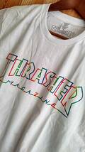 スラッシャー（THRASHER）・スケーター系Ｔシャツ・新品・入荷・Ｍサイズ・白・激安超特価・⑧_画像2