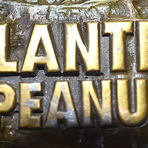 1970’s MR PEANUT ミスターピーナッツ ビンテージ ベルト バックル プランター社 検 アドバタイジング 企業物 Vintage アーモンド 貯金箱の画像6