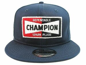 最後の1個！ CHAMPION チャンピオン スパーク プラグ NEW ERA キャップ 紺色 検 オリジナル ビンテージ BELL 500TX ハーレー BUCO ナックル