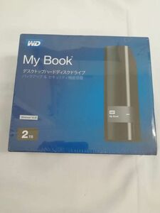 WD　My Book　HDD　外付けハードディスク　2T　BWDBFJK0020HBK-JESN 　デスクトップ　未開封・長期保管品