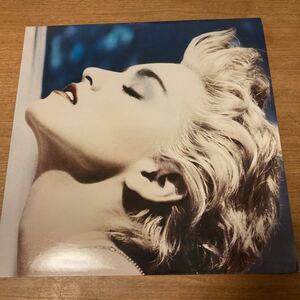 MADONNA マドンナ TRUE BLUE usオリジナル ポスター付き 初期プレス Future Disc刻印