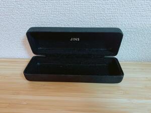 ジンズ　JINS メガネケース　ブラック黒