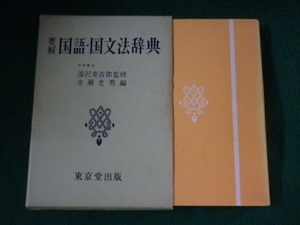 ■要解 国語・国文法辞典　寺瀬光男　東京堂出版■FASD2023062805■