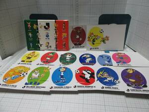 Ｊ．リーグ絵葉書◆サッカー　Ｊ．ＬＥＡＧＵＥ　ＴＭ　１４チームのハガキ50円×14枚＝700円 1993年,1994年 売価70円　自宅保管商品Ｇ７４