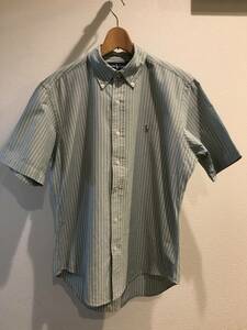 Ralph Lauren ラルフローレン　ボタンダウンシャツ　グリーン系　used US古着　綺麗めコーデ　Classic Fit コンディションgood L size