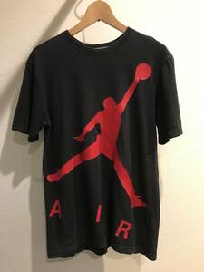 JORDAN ジョーダン　ビックロゴプリントTシャツ　US古着　used Mサイズ