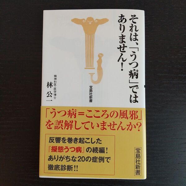 それは、「うつ病」ではありません！ （宝島社新書　２８５） 林公一／著