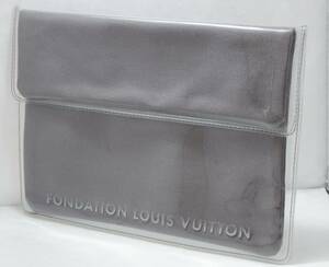 ◎税込特価◎ルイヴィトンLouisVuitton◎FONDATIONグレー系ポーチ・クラッチバッグ◎現状◎Used