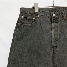 Levi's リーバイス ウォッシュドブラック フィリピン製 デニム ショーツ_画像3