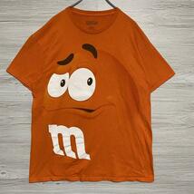 【入手困難】M&M's エムアンドエムズ　Tシャツ　2キャラ企業　ゆったり　ビッグプリント　キャラクター　一点物　レア　半袖　海外　輸入_画像2