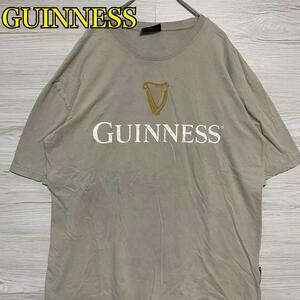 【入手困難】Guinness ギネスビール　Tシャツ　2XLサイズ　バックプリント　企業　会社　一点物 ゆったり　レア　半袖　海外　輸入