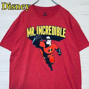 【入手困難】 Mr.インクレディブル Tシャツ　XLサイズ　ディズニー　ピクサー　キャラクター　一点物　アニメ　映画　ムービー　海外　輸入