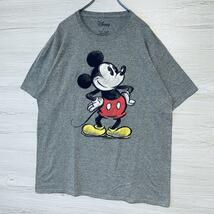 【入手困難】 Disney ディズニー　ミッキー　Tシャツ　XLサイズ　半袖　海外輸入　一点物　キャラクター　ゆったり　ディズニーランド_画像3