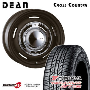 4本セット クリムソン DEAN ディーン クロスカントリー ブラック 16x6.5J 5/114.3 5/127 +15 +32 ジオランダー A/T G015 215/70R16