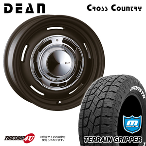 4本セット クリムソン DEAN ディーン クロスカントリー ブラック 17x8.0J 6/139.7 +20 MONSTA モンスタ テレーングリッパー A/T 285/70R17