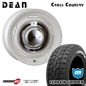 4本セット クリムソン DEAN ディーン クロスカントリー ホワイト 17x8.0J 6/139.7 +20 MONSTA モンスタ テレーングリッパー A/T 265/70R17