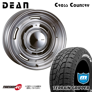 4本セット クリムソン DEAN ディーン クロスカントリー グレー 17x8.0J 6/139.7 +20 MONSTA モンスタ テレーングリッパー A/T 285/70R17