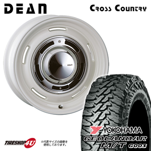 4本セット クリムソン DEAN ディーン クロスカントリー ホワイト 17x8.0J 6/139.7 +20 ジオランダー M/T G003 285/70R17