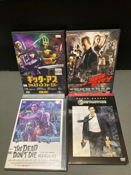 DVD コンスタンティン キックアス　シンシティ　デッドドントダイ