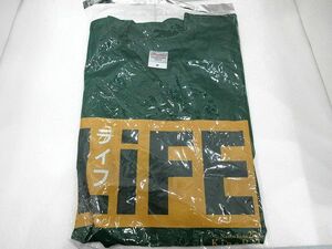 ◆木根尚登 25周年 記念Ｔシャツ Naoto Kine 25th Anniversary Concert Kine Balla キネバラ LIFE Tシャツ グリーン Mサイズ 現状品