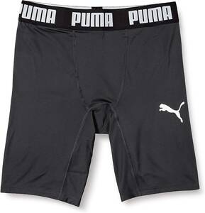 【KCM】Z-puma-496-S★展示品★【PUMA】メンズ　コンプレッション ショートタイツ インナースパッツ　サッカー　656333-03　ブラック　S