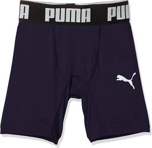 [KCM]Z-puma-514-150* выставленный товар *[PUMA/ Puma ] Junior Short трико внутренний леггинсы футбол 656334-06 темно-синий 150