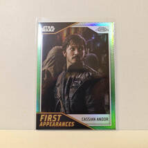 Topps Star Wars Chrome 2023 Cassian Andor First Appearance #FA-20 42/99 Case Hit ケースヒット◆キャシアン・アンドー_画像1