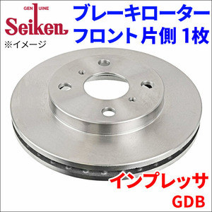 インプレッサ GDB ブレーキローター フロント 500-76004 片側 1枚 ディスクローター Seiken 制研化学工業 ベンチレーテッド