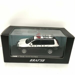 RAIS MODEL CAR 1/43 日産 エクストレイル 2.0GT 2004 埼玉県警察地域部自動車警ら隊 53H02814596