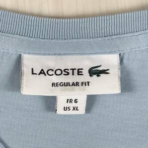 LACOSTE ラコステ 半袖Tシャツ ビッグサイズ 6 すくみブルー ワニの画像4