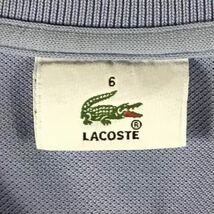 LACOSTE ラコステ 半袖ポロシャツ 6 パープル ビッグサイズ ワニ_画像10