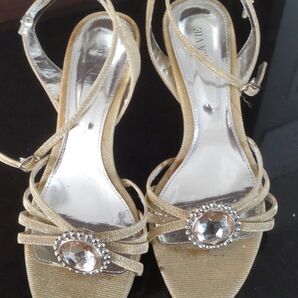 C'EST LA VIE ウェッジソールサンダル