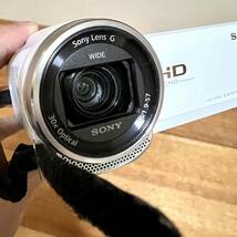 kc58★ SONY ハンディカム ビデオカメラ ソニー HDR-CX680 ホワイト_画像2