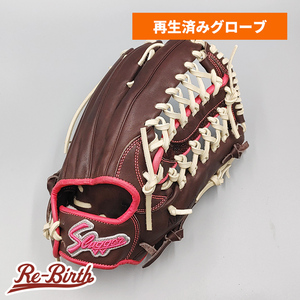 【全紐交換済み】 スラッガー 軟式グローブ / 外野手用 型付け済み (slugger グラブ) [NI55]